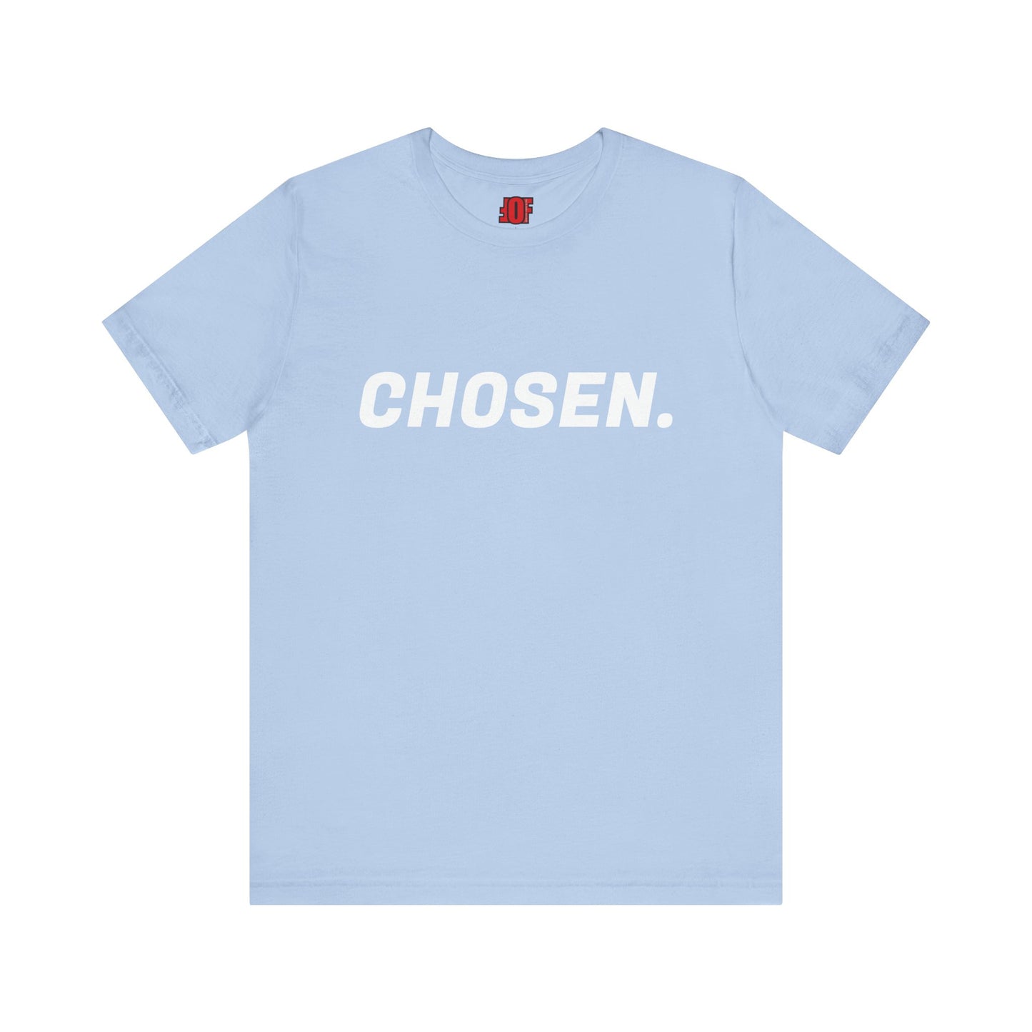 "CHOSEN." Unisex Jersey Short Sleeve Tee