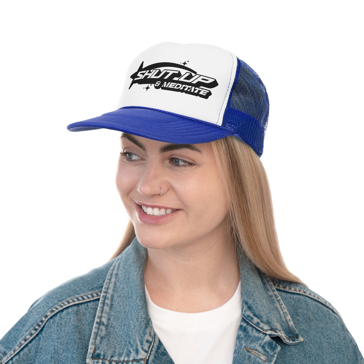 "Shut Up and Meditate" Trucker Caps