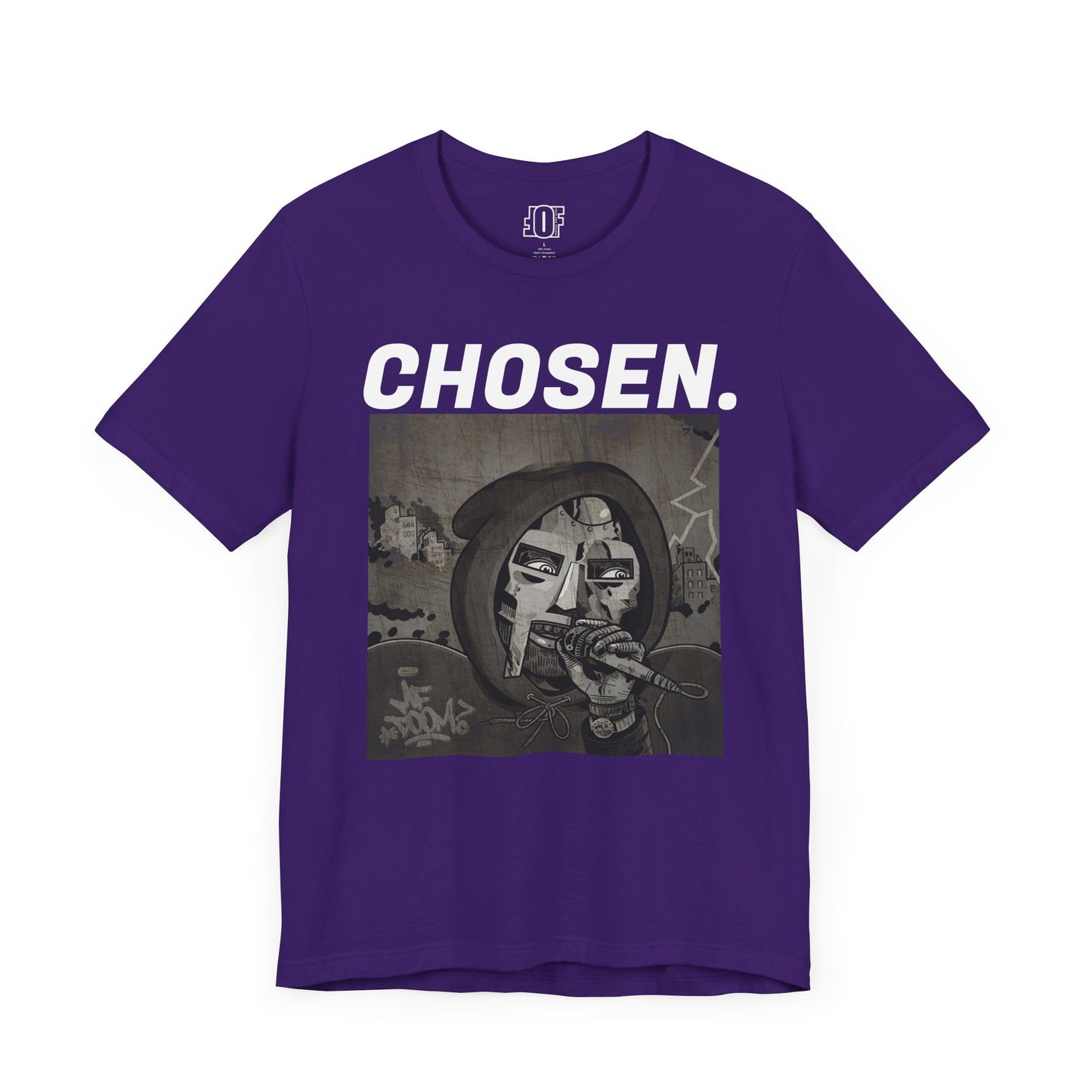 'DOOM, CHOSEN." Unisex Jersey Short Sleeve Tee