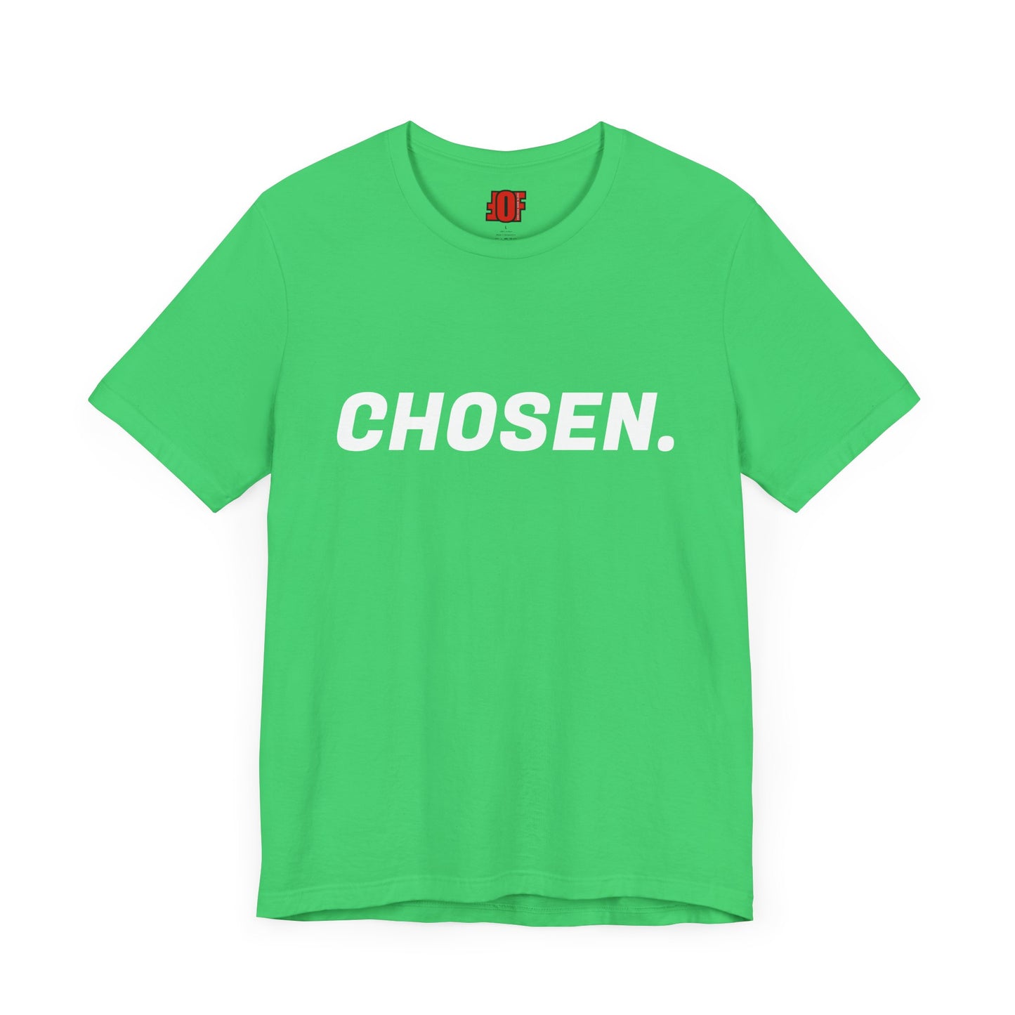 "CHOSEN." Unisex Jersey Short Sleeve Tee