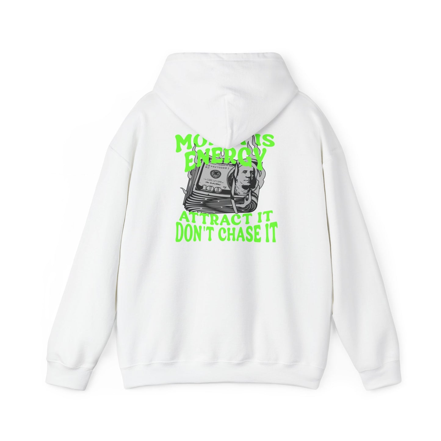 "ATTRACT MONEY" Unisex Heavy Blend™ Hooded Sweatshirt