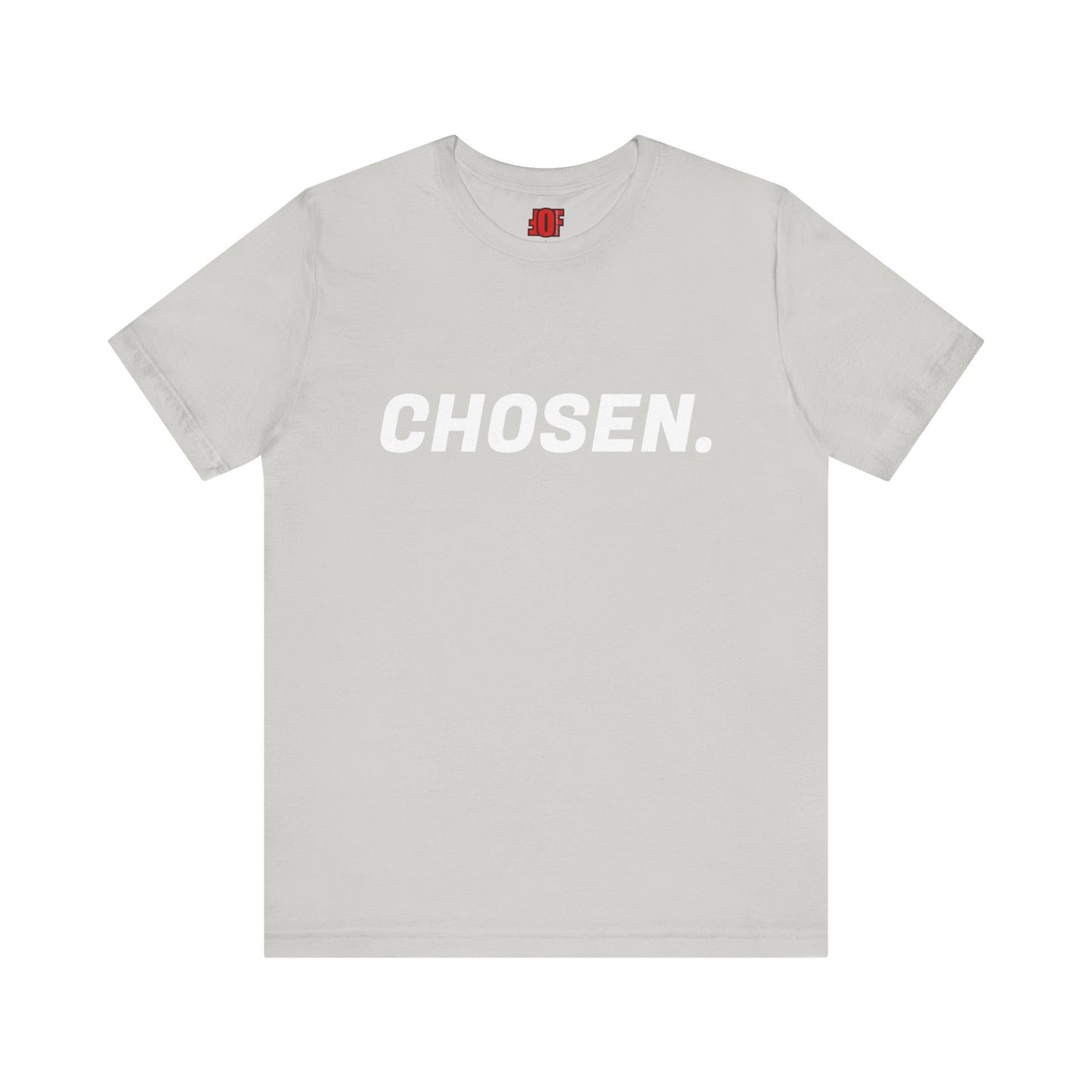 "CHOSEN." Unisex Jersey Short Sleeve Tee