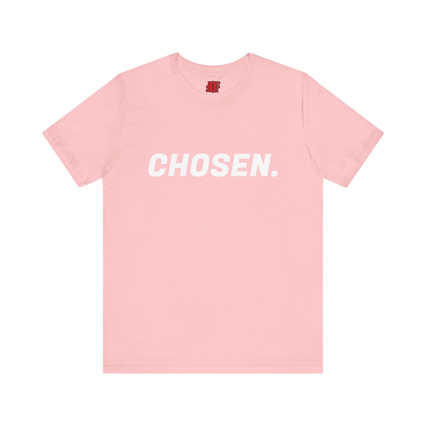 "CHOSEN." Unisex Jersey Short Sleeve Tee