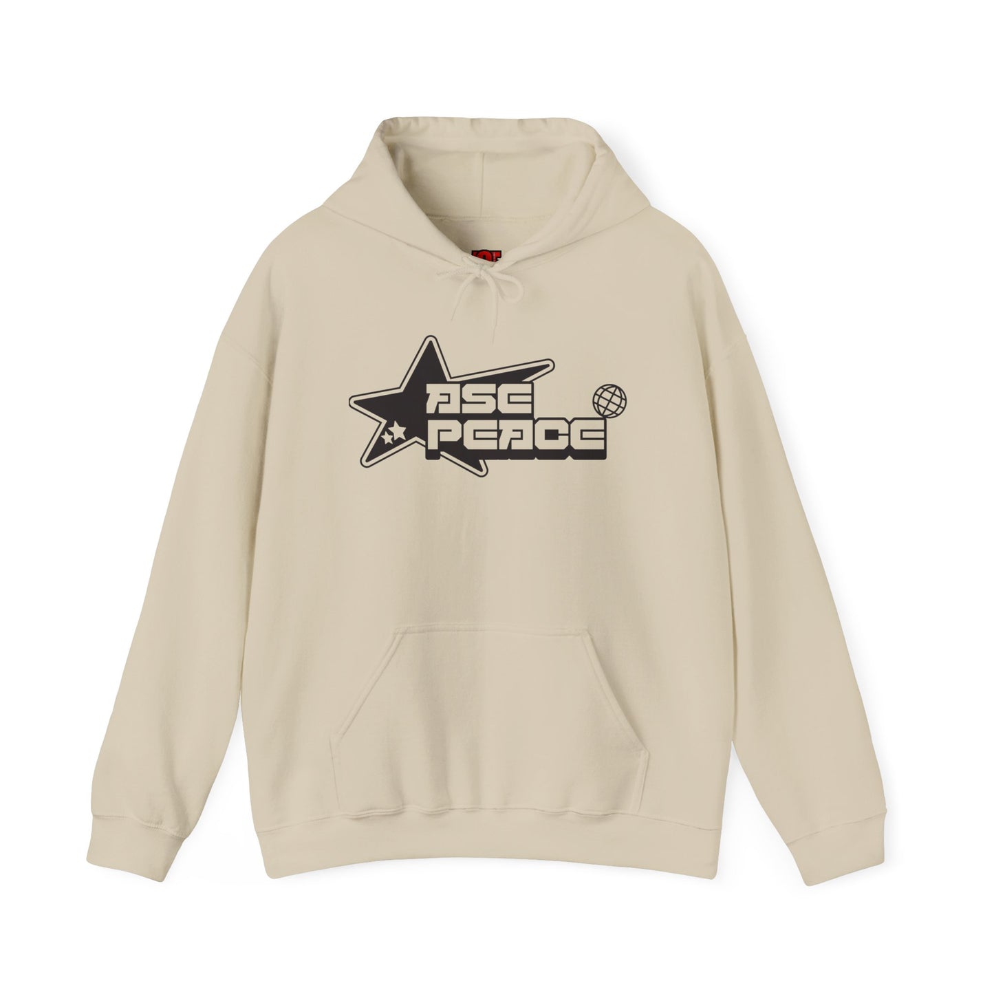 "ASE, PEACE." Unisex Heavy Blend™ Hooded Sweatshirt