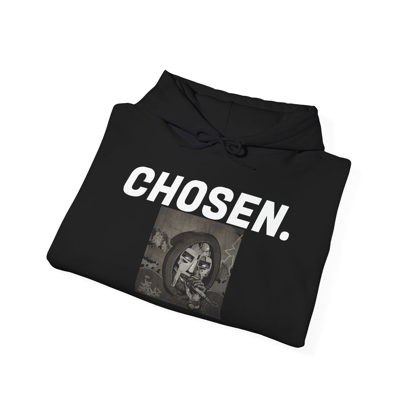 "DOOM, CHOSEN." Unisex Heavy Blend™ Hooded Sweatshirt