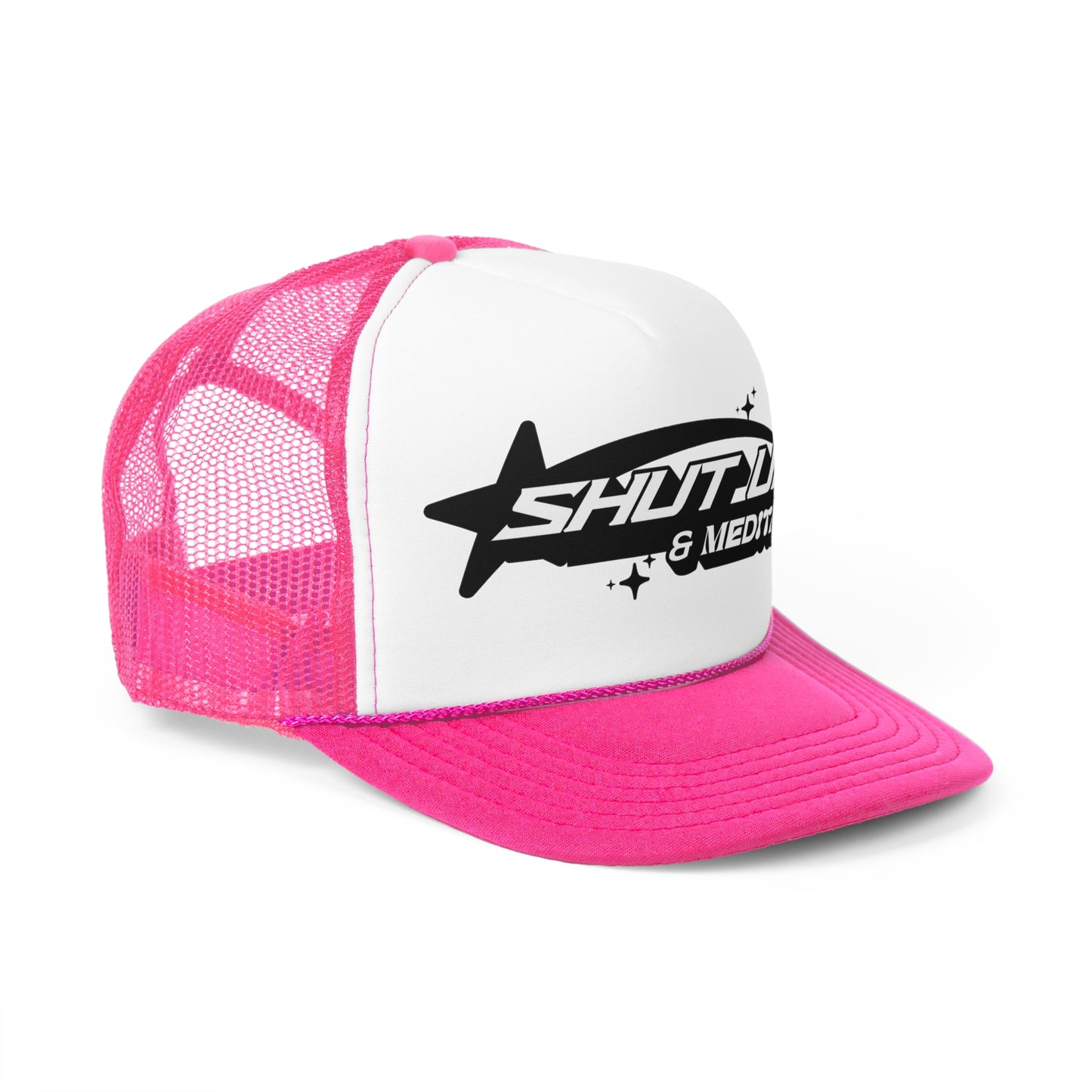 "Shut Up and Meditate" Trucker Caps