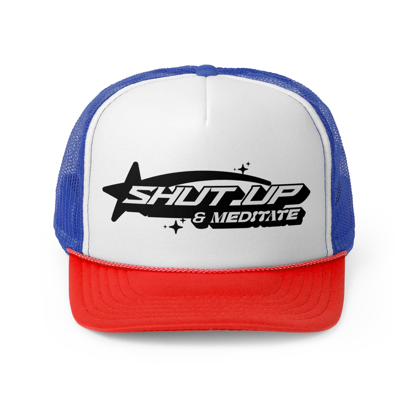"Shut Up and Meditate" Trucker Caps