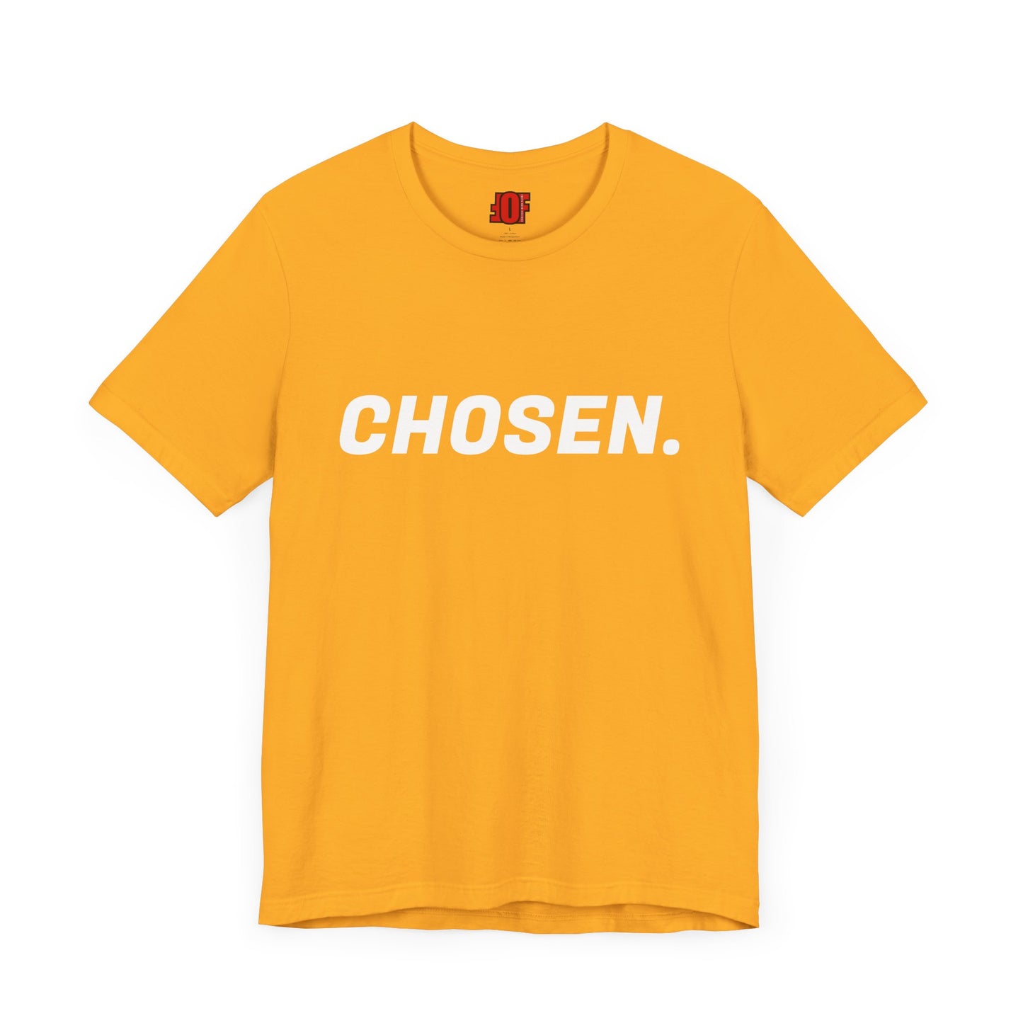 "CHOSEN." Unisex Jersey Short Sleeve Tee