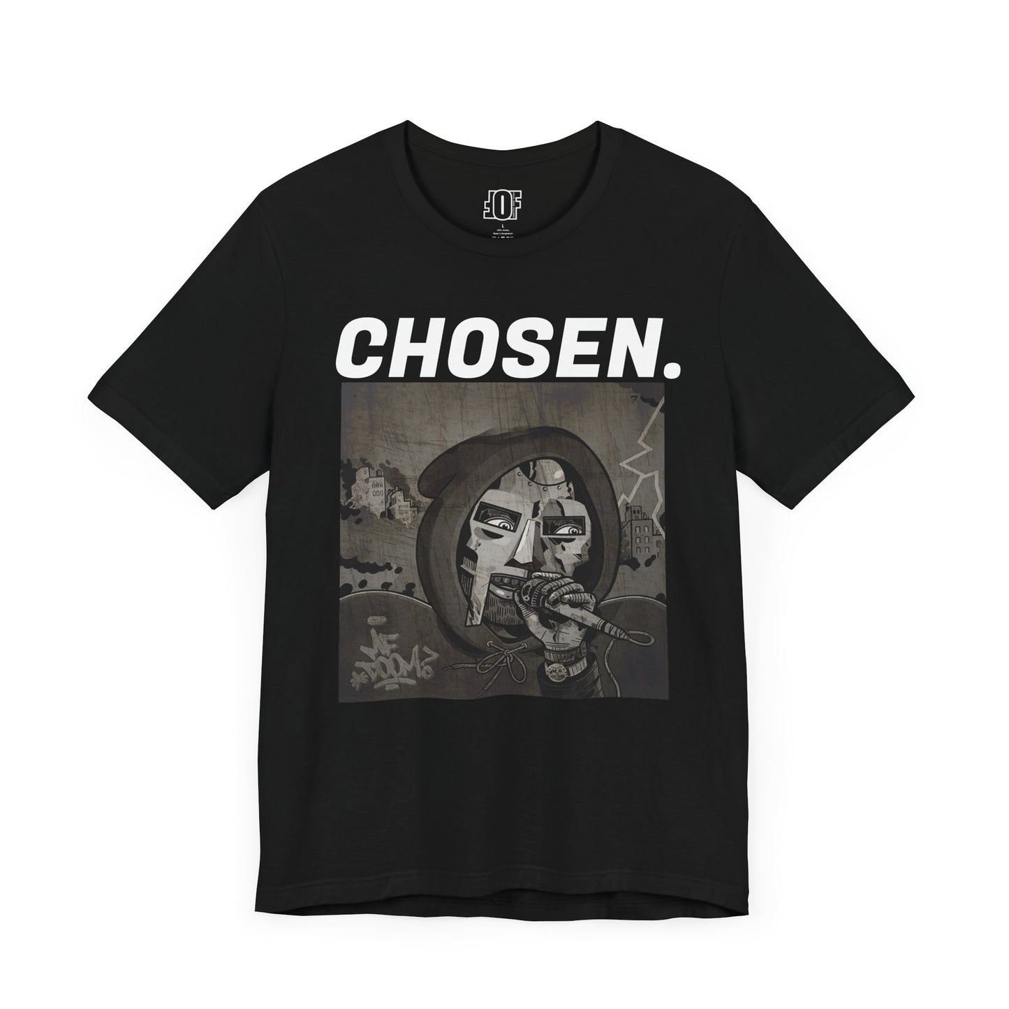 'DOOM, CHOSEN." Unisex Jersey Short Sleeve Tee