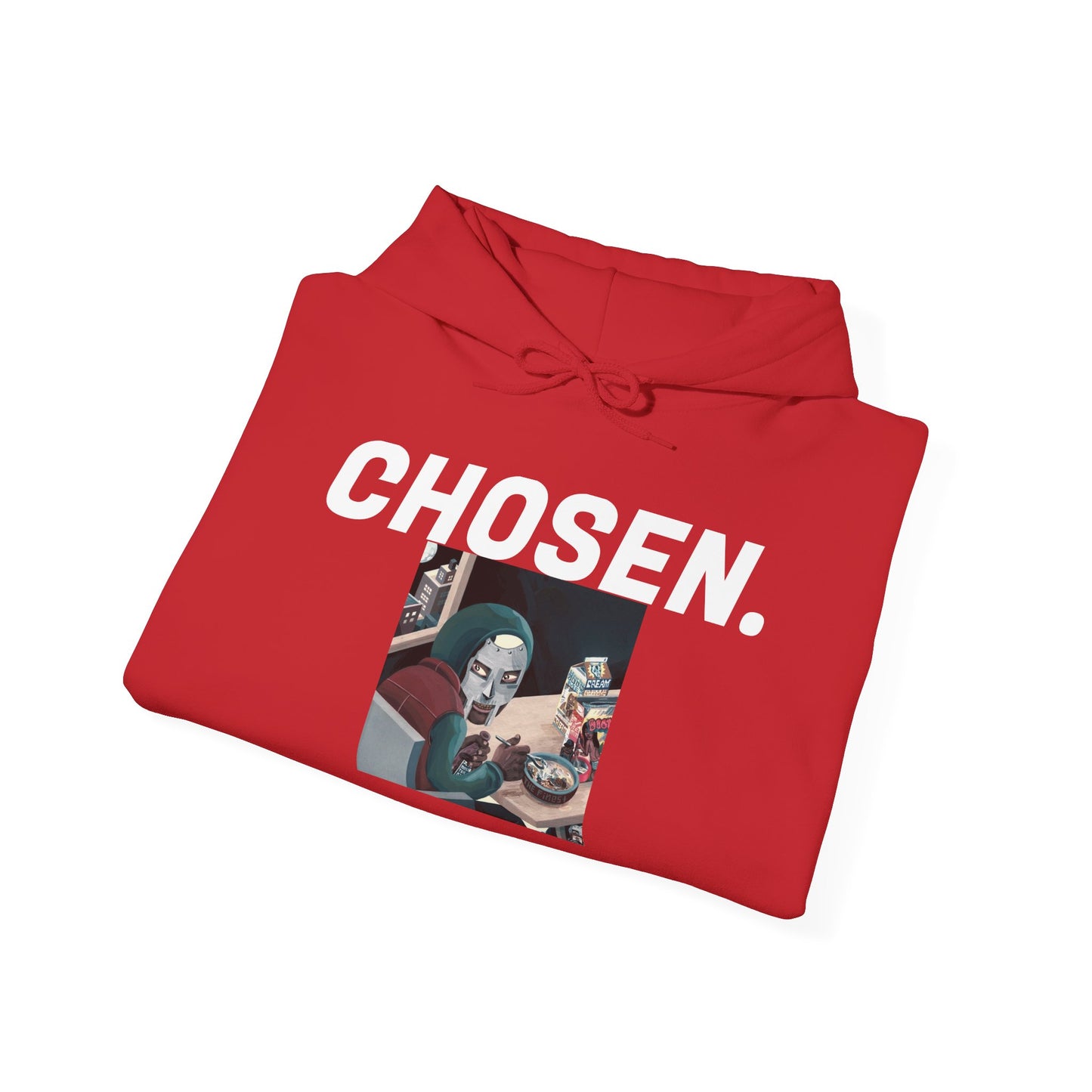 "DOOM, CHOSEN." Unisex Heavy Blend™ Hooded Sweatshirt