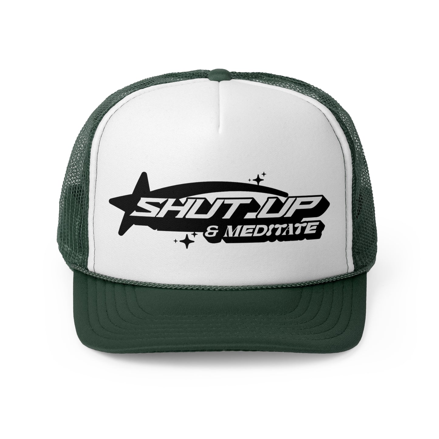 "Shut Up and Meditate" Trucker Caps