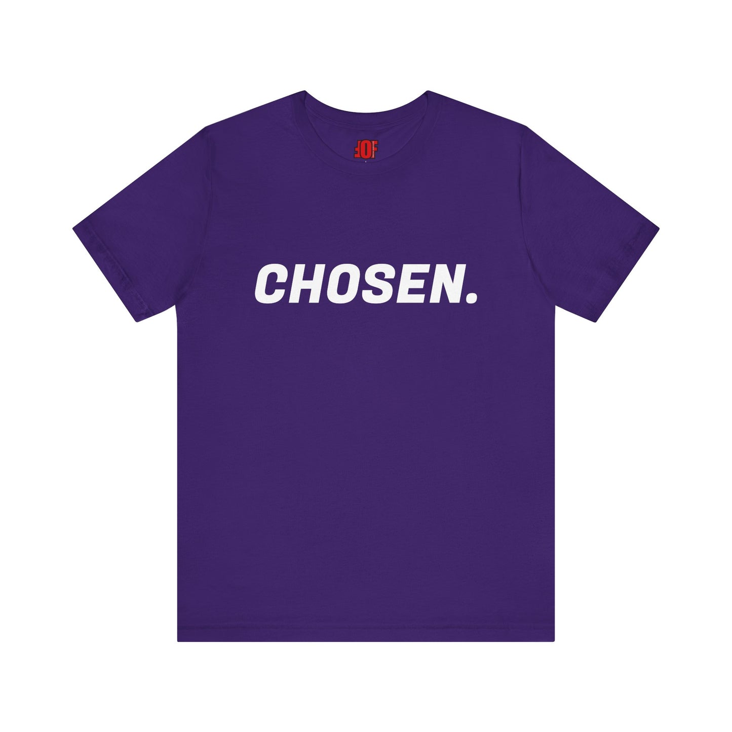 "CHOSEN." Unisex Jersey Short Sleeve Tee