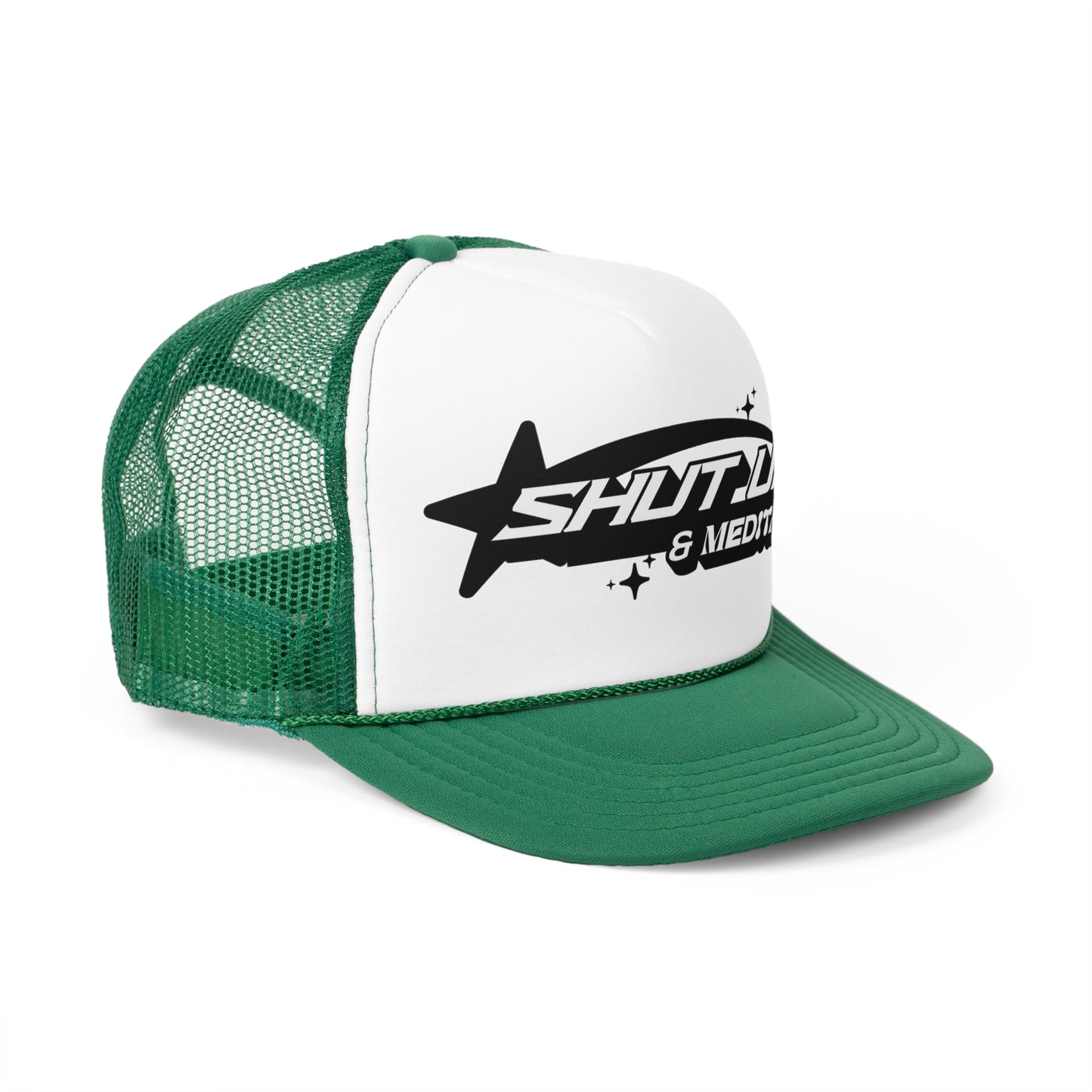 "Shut Up and Meditate" Trucker Caps