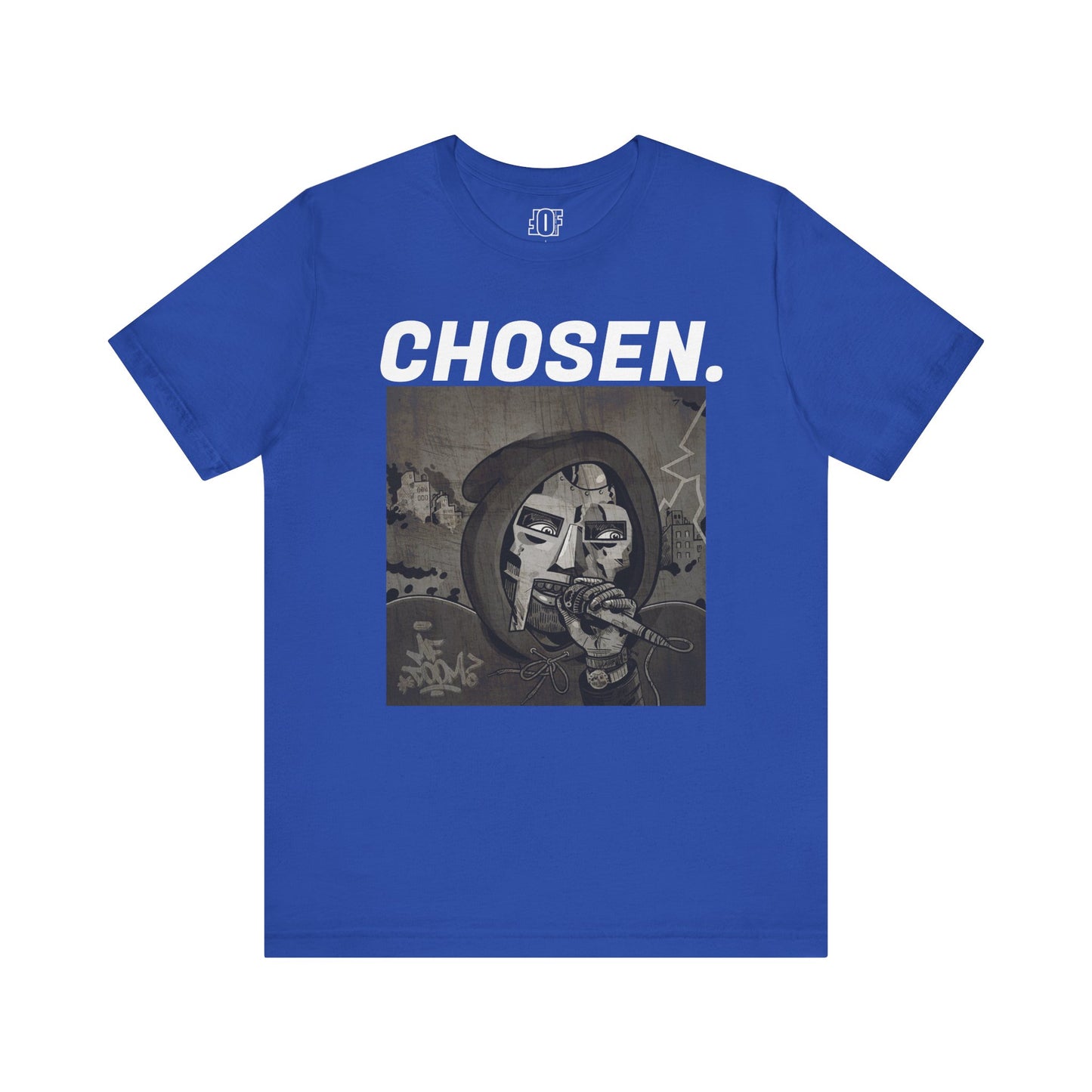 'DOOM, CHOSEN." Unisex Jersey Short Sleeve Tee