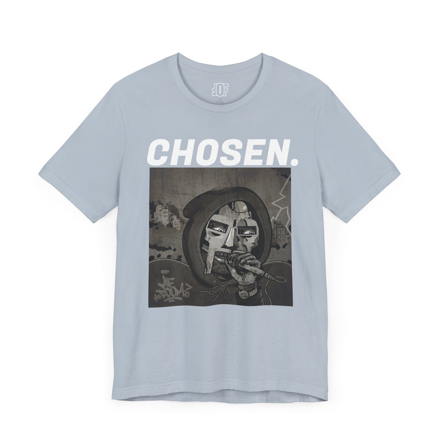 'DOOM, CHOSEN." Unisex Jersey Short Sleeve Tee