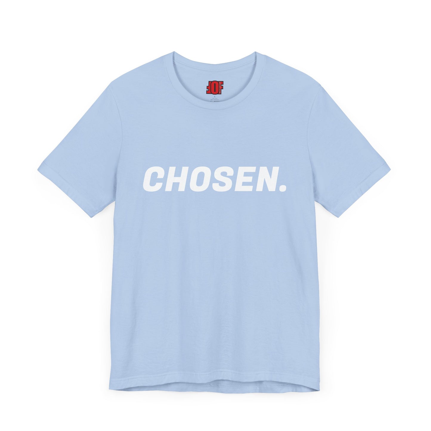 "CHOSEN." Unisex Jersey Short Sleeve Tee