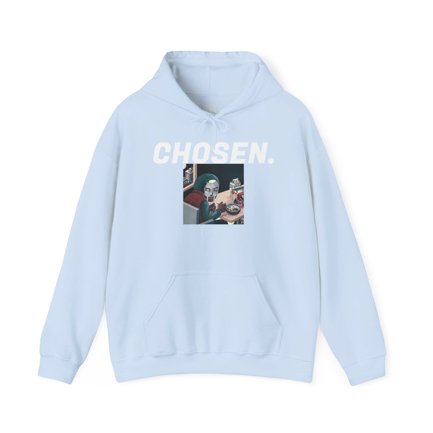 "DOOM, CHOSEN." Unisex Heavy Blend™ Hooded Sweatshirt