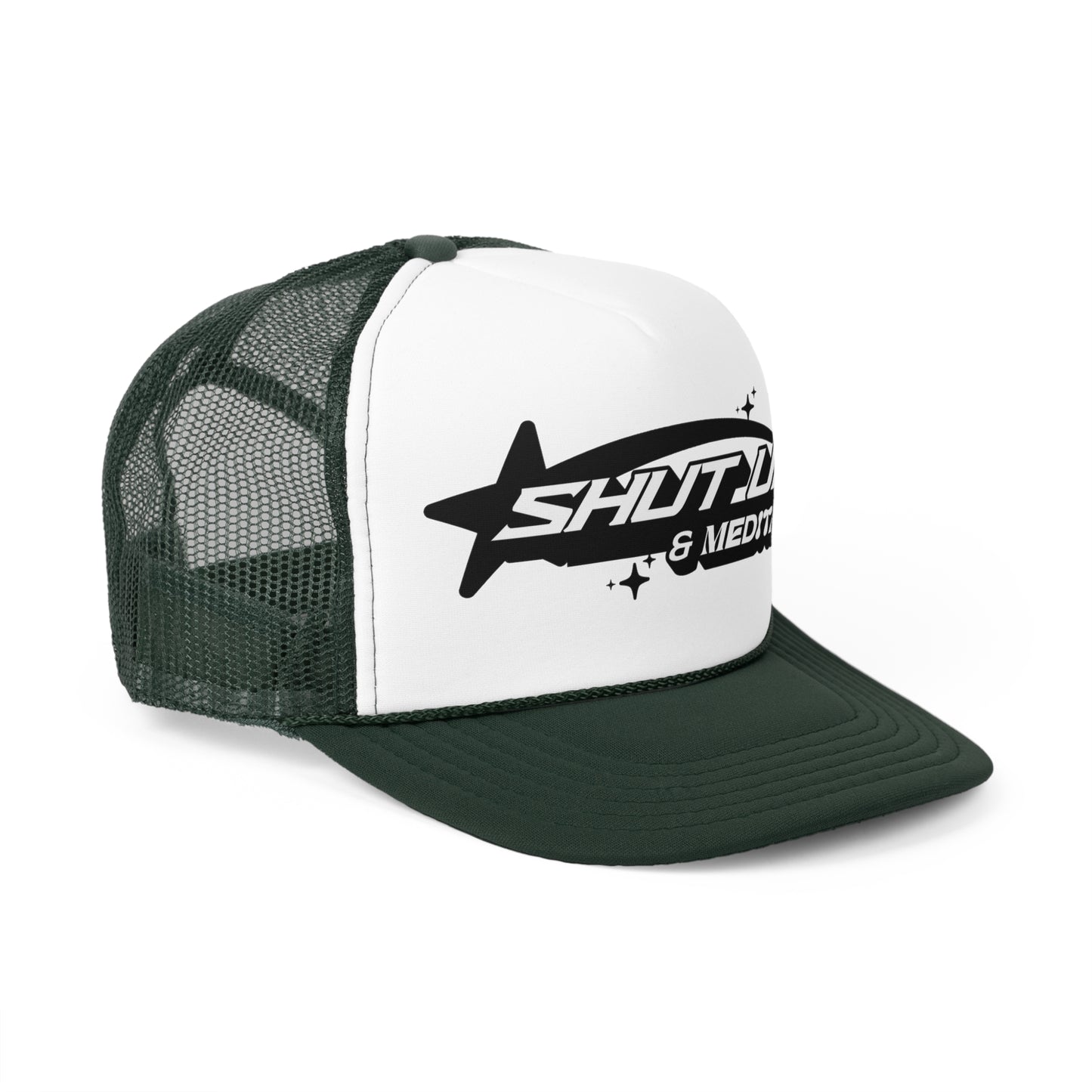 "Shut Up and Meditate" Trucker Caps