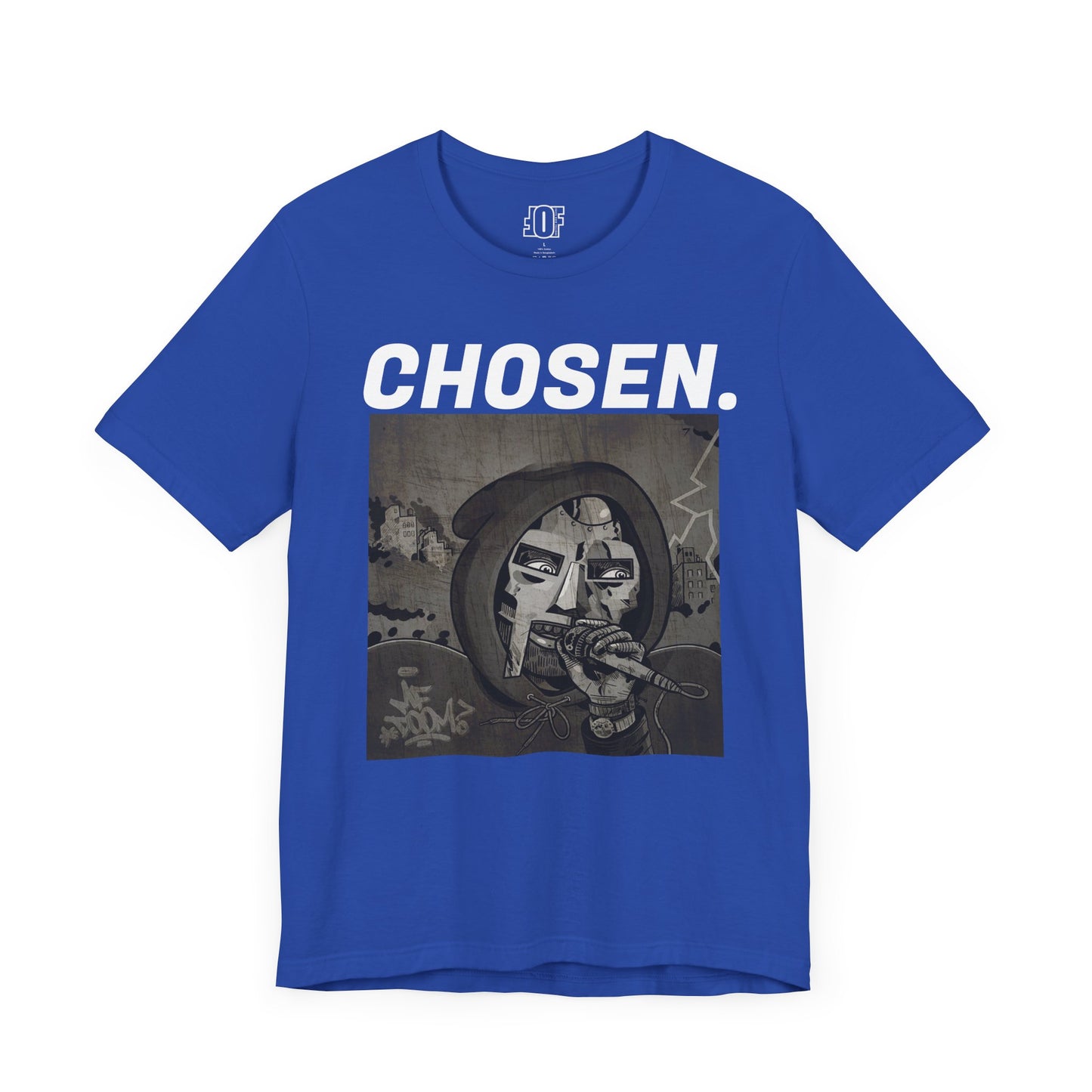 'DOOM, CHOSEN." Unisex Jersey Short Sleeve Tee