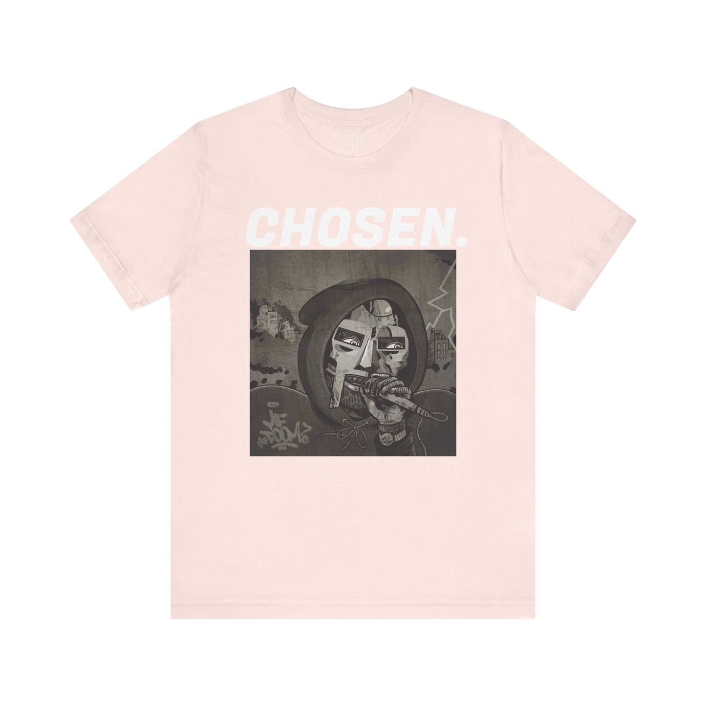 'DOOM, CHOSEN." Unisex Jersey Short Sleeve Tee
