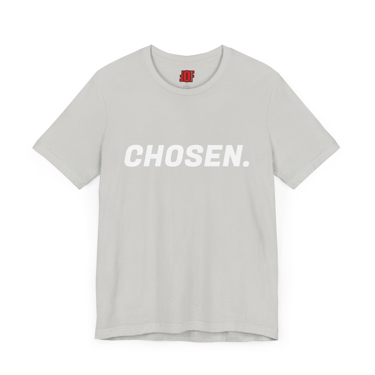 "CHOSEN." Unisex Jersey Short Sleeve Tee