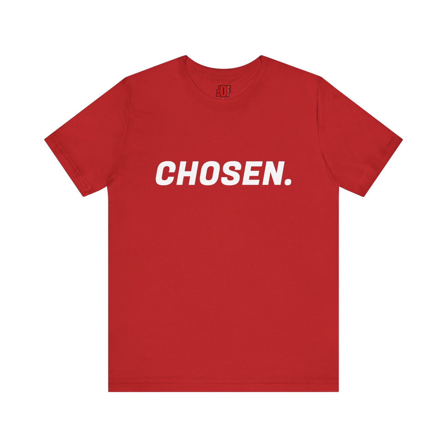 "CHOSEN." Unisex Jersey Short Sleeve Tee