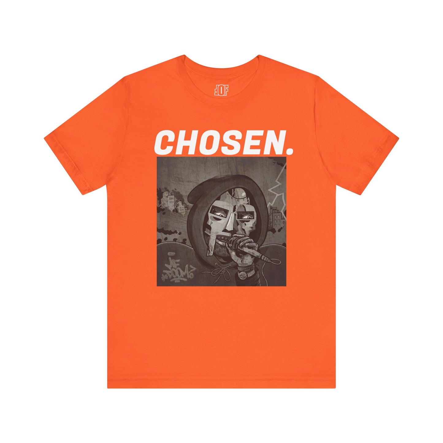 'DOOM, CHOSEN." Unisex Jersey Short Sleeve Tee