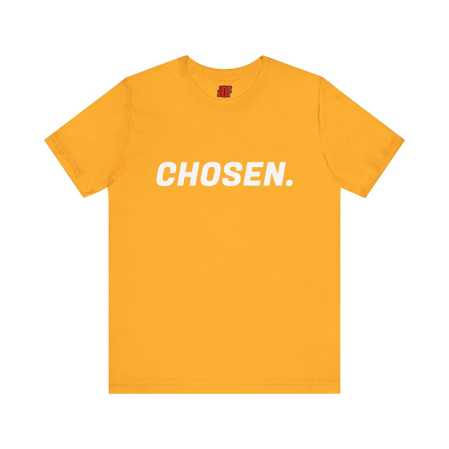"CHOSEN." Unisex Jersey Short Sleeve Tee