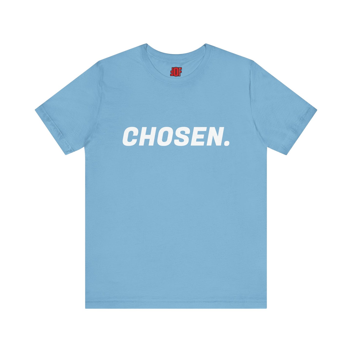 "CHOSEN." Unisex Jersey Short Sleeve Tee