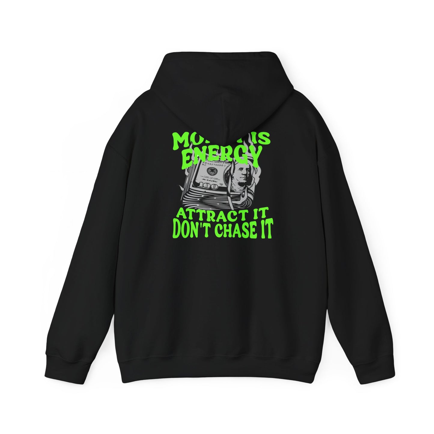 "ATTRACT MONEY" Unisex Heavy Blend™ Hooded Sweatshirt