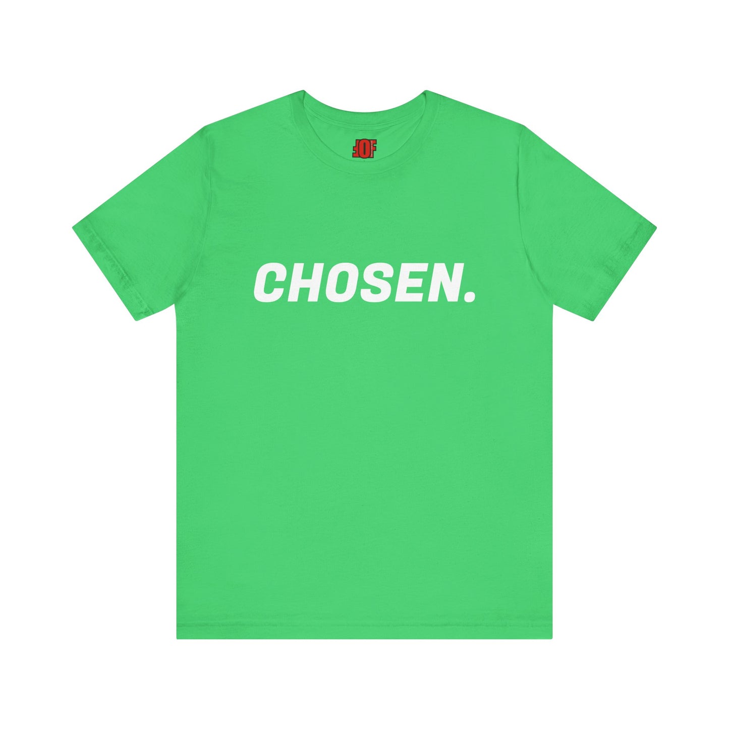 "CHOSEN." Unisex Jersey Short Sleeve Tee