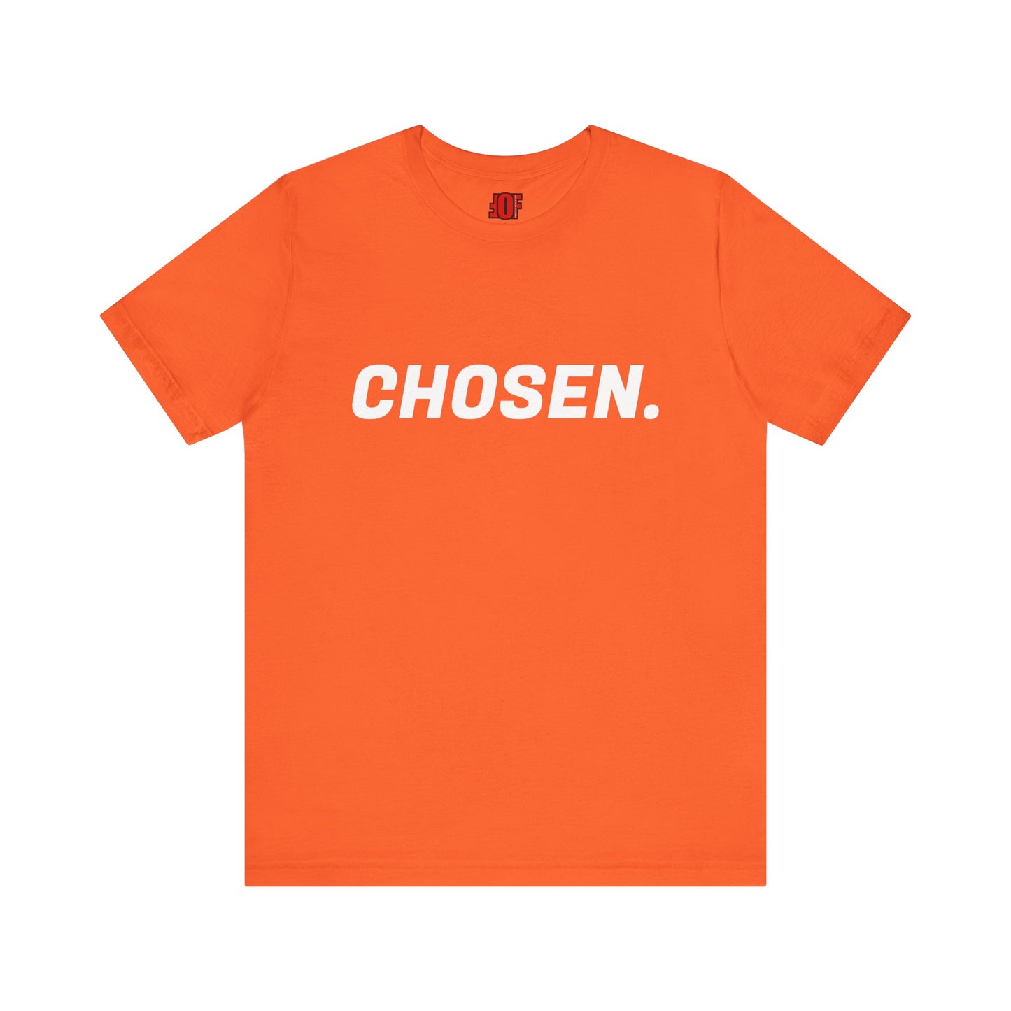 "CHOSEN." Unisex Jersey Short Sleeve Tee