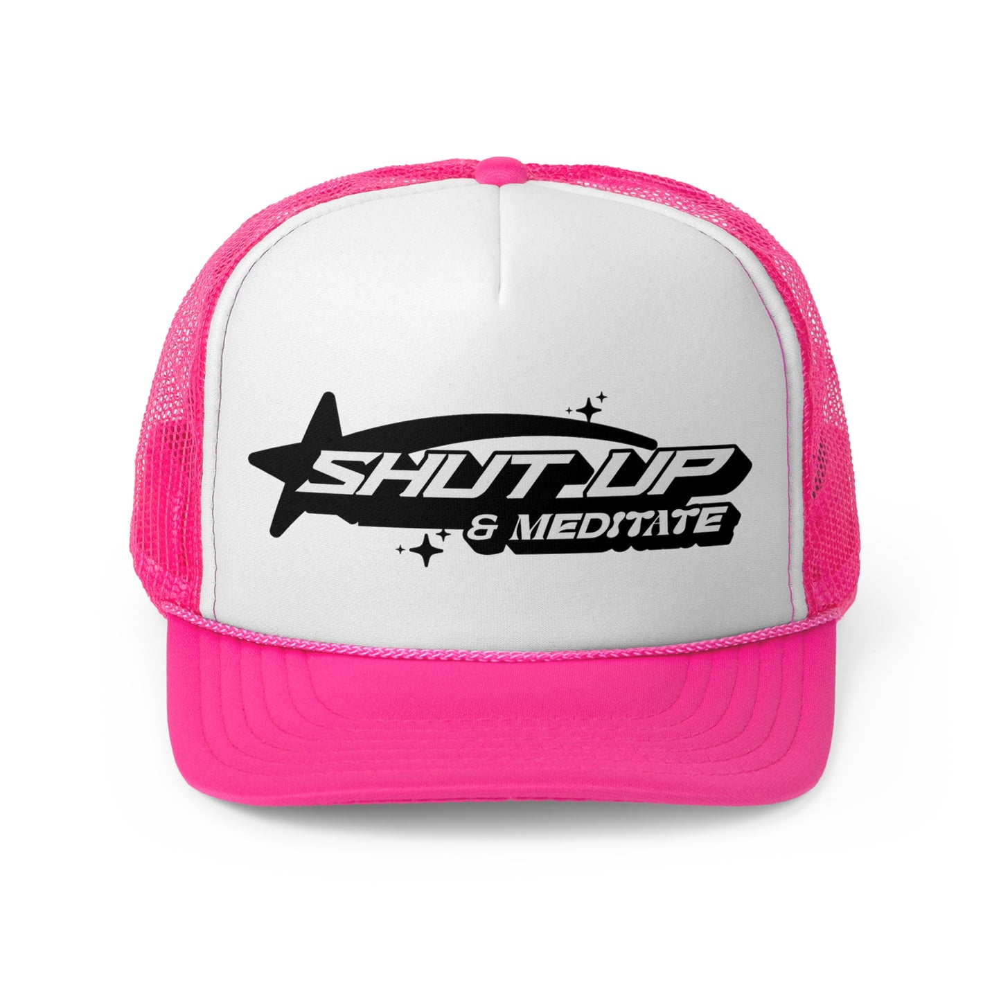 "Shut Up and Meditate" Trucker Caps