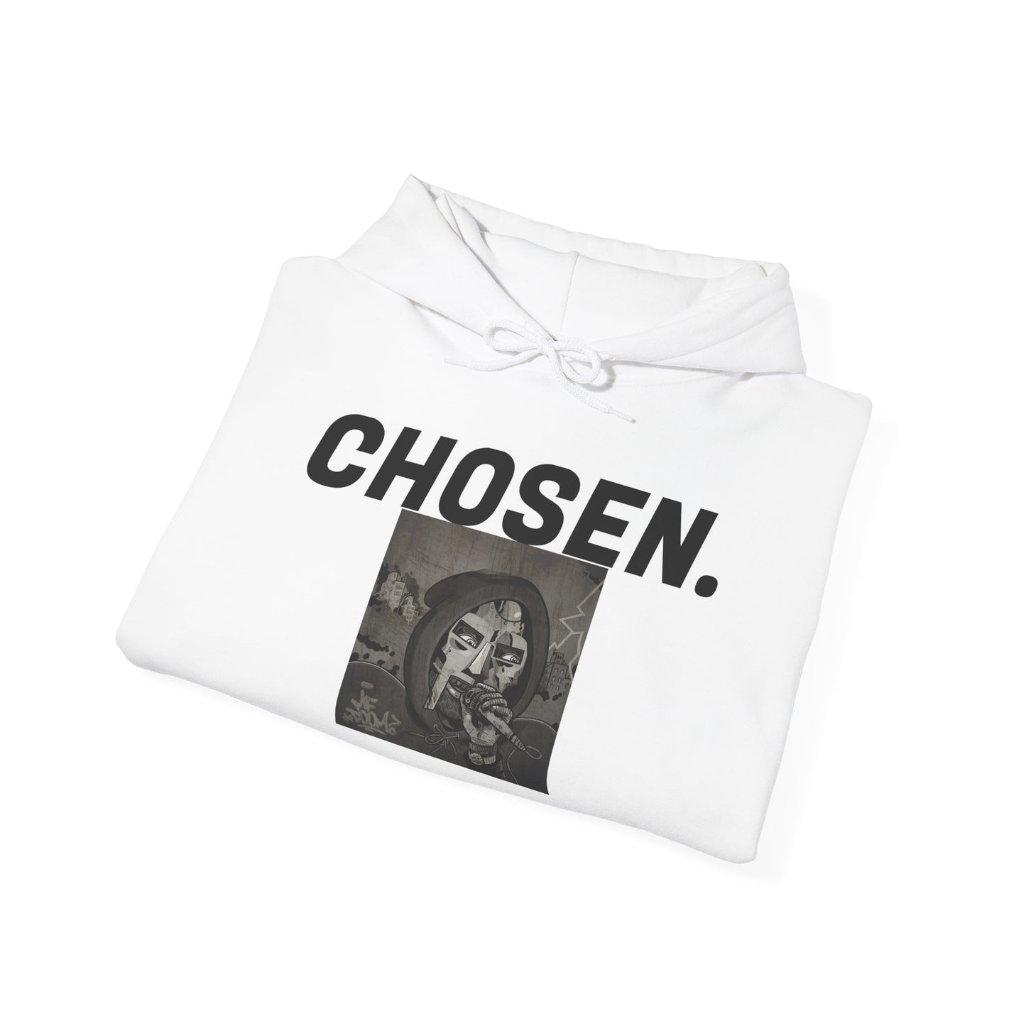 "DOOM, CHOSEN." Unisex Heavy Blend™ Hooded Sweatshirt