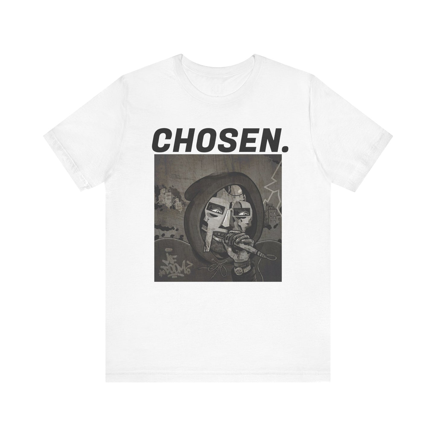 'DOOM, CHOSEN." Unisex Jersey Short Sleeve Tee