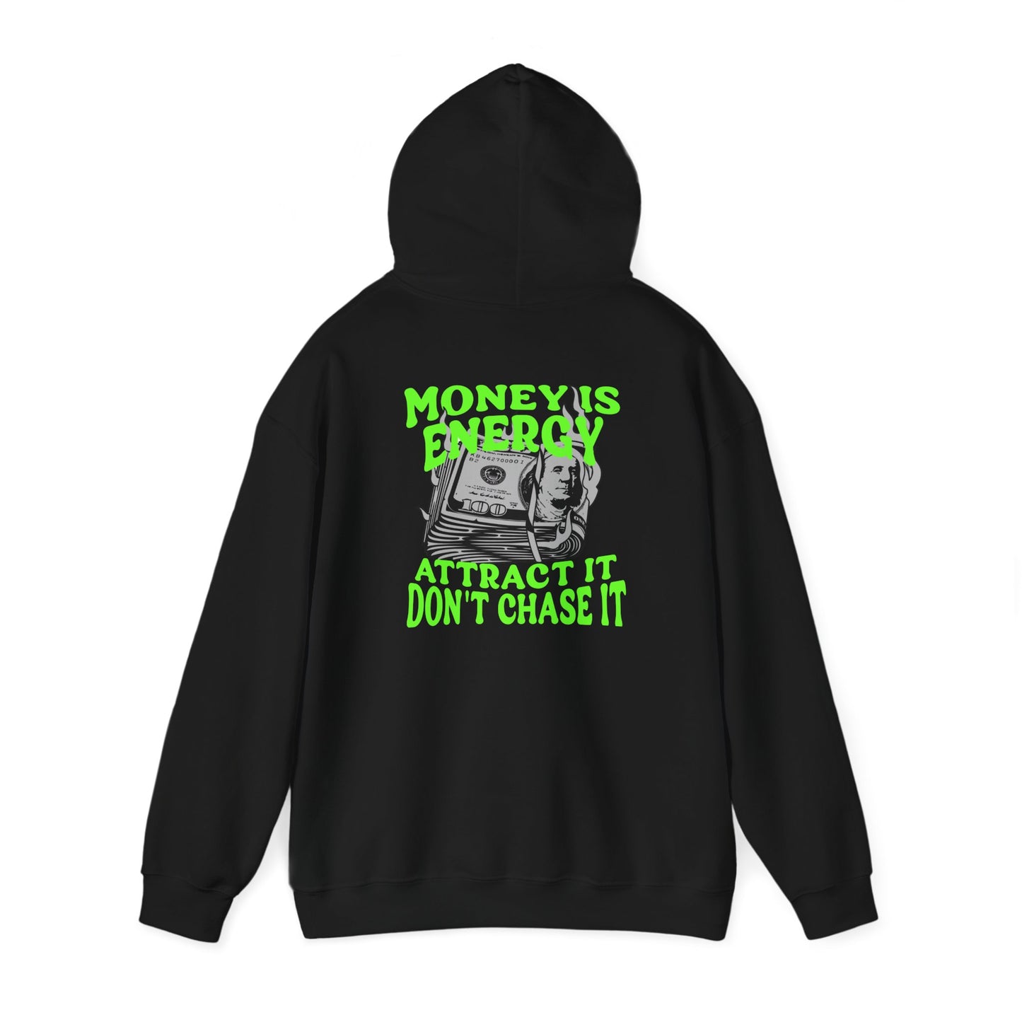 "ATTRACT MONEY" Unisex Heavy Blend™ Hooded Sweatshirt