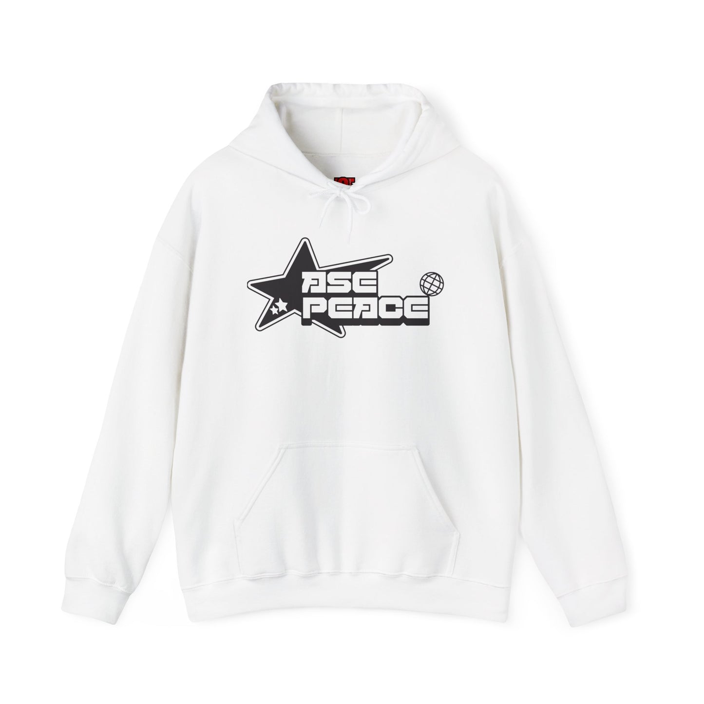 "ASE, PEACE." Unisex Heavy Blend™ Hooded Sweatshirt