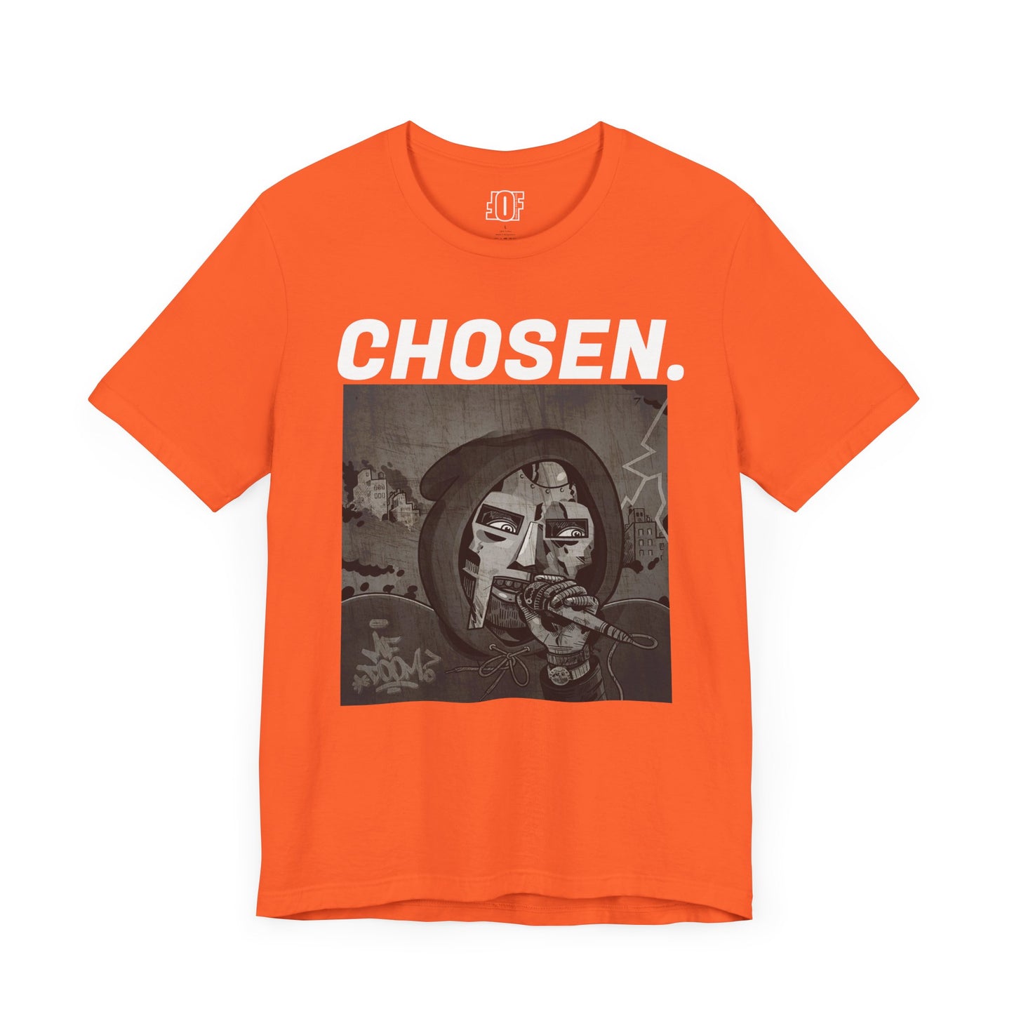 'DOOM, CHOSEN." Unisex Jersey Short Sleeve Tee