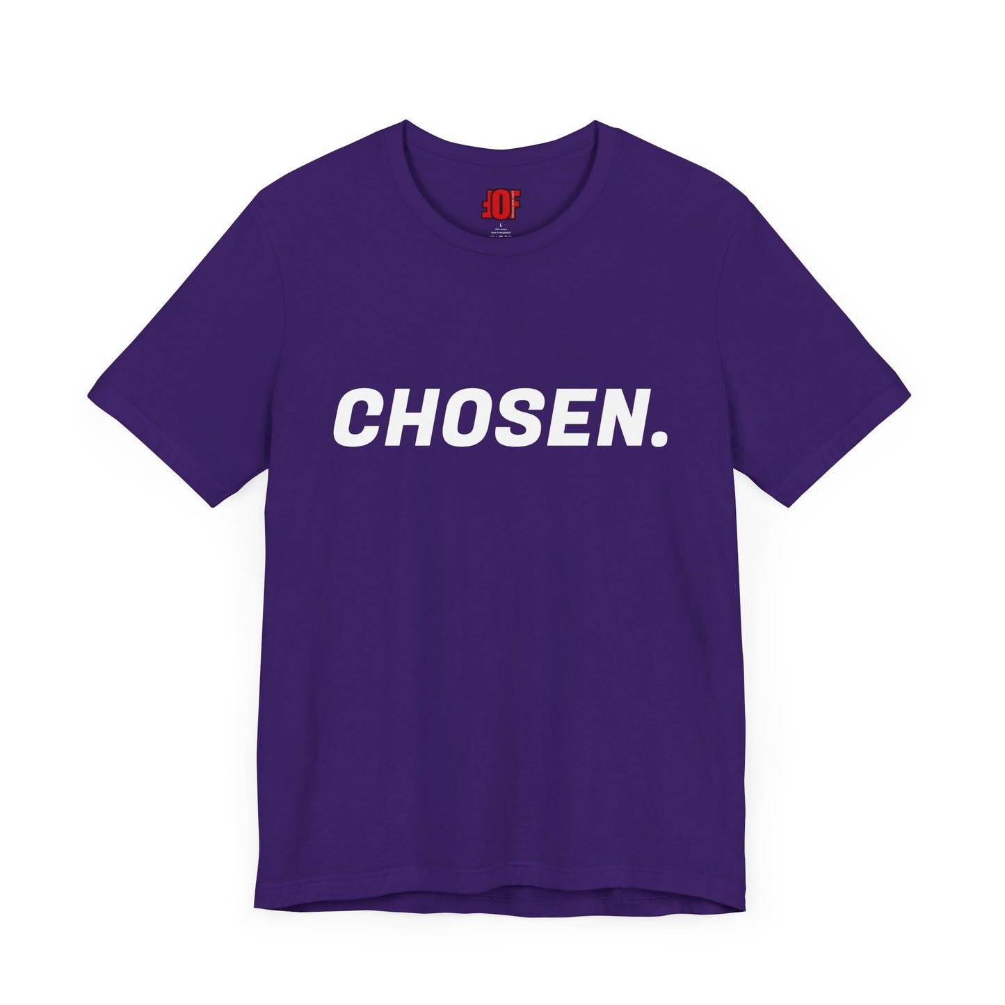 "CHOSEN." Unisex Jersey Short Sleeve Tee