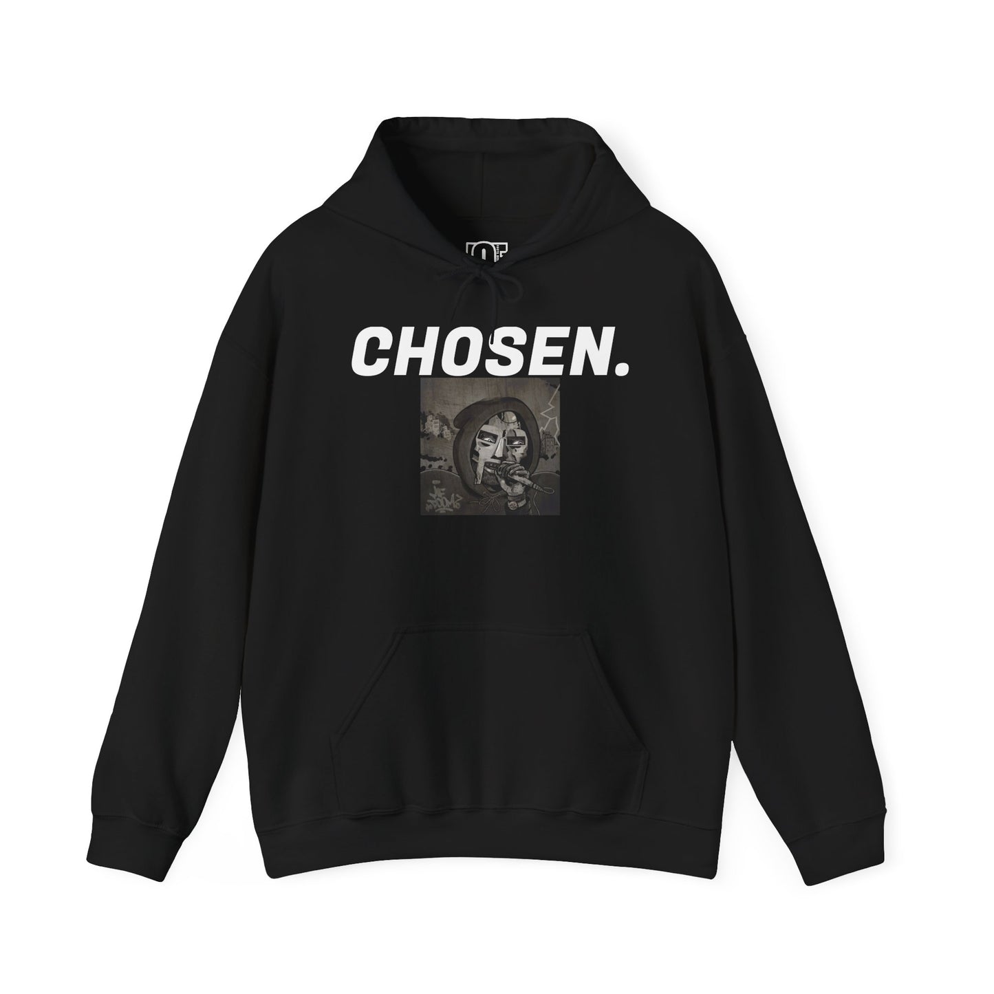 "DOOM, CHOSEN." Unisex Heavy Blend™ Hooded Sweatshirt