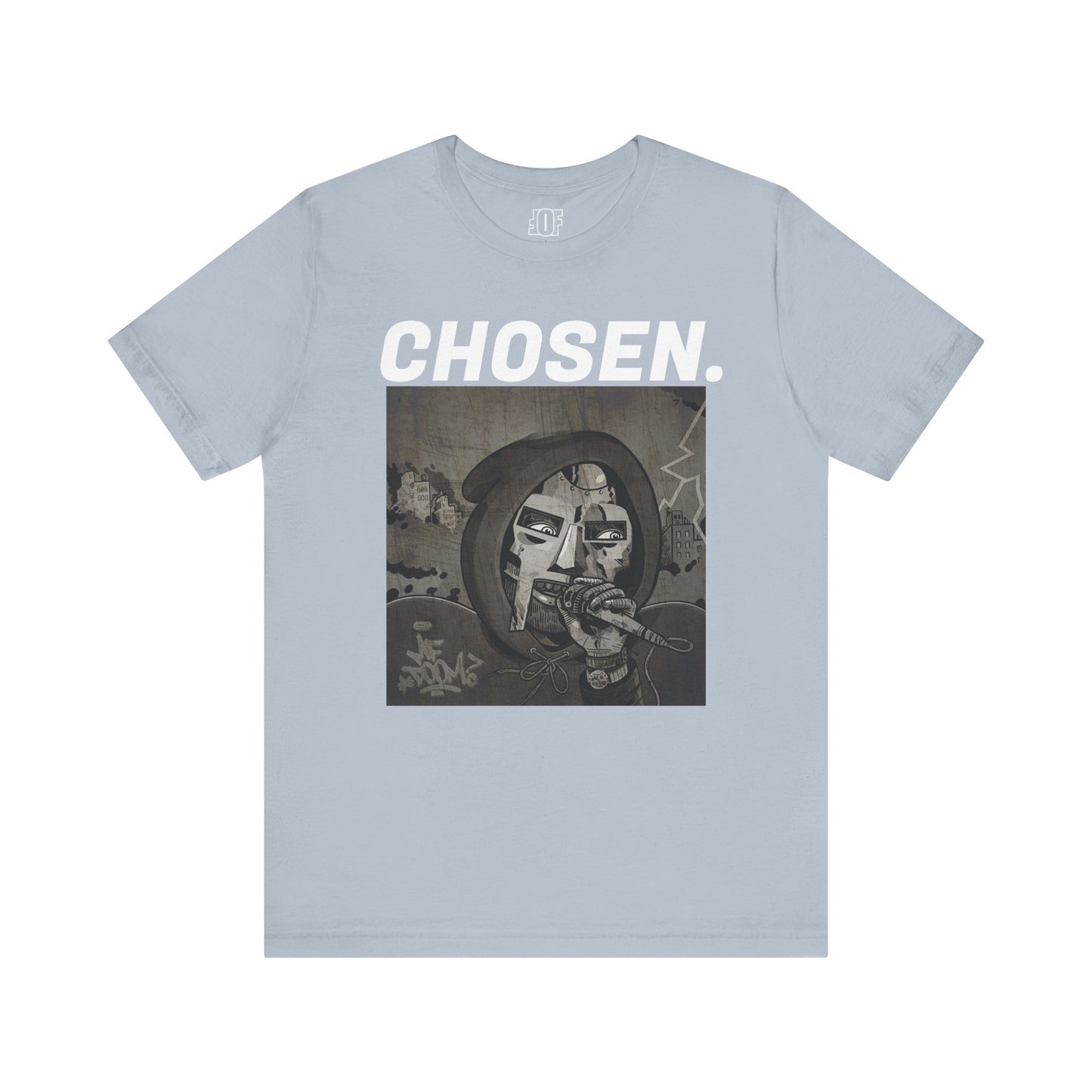 'DOOM, CHOSEN." Unisex Jersey Short Sleeve Tee