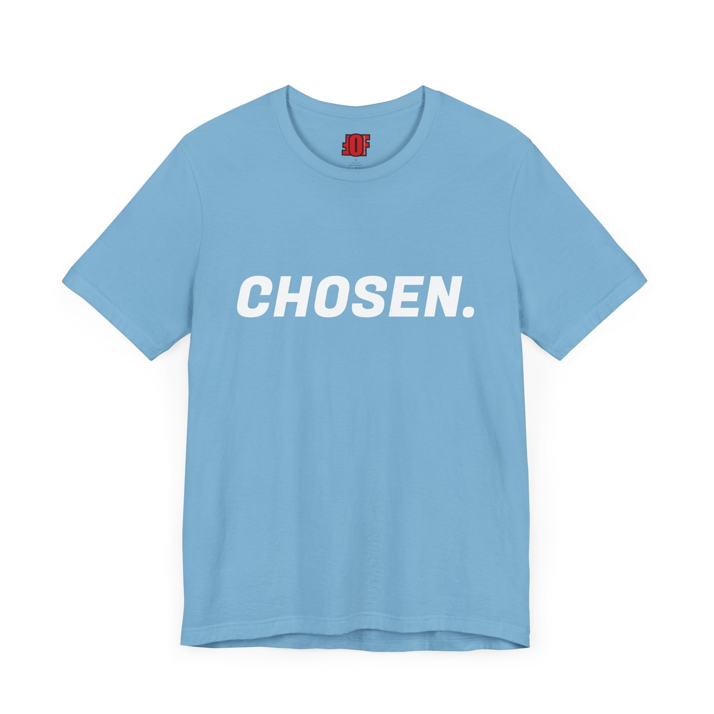 "CHOSEN." Unisex Jersey Short Sleeve Tee