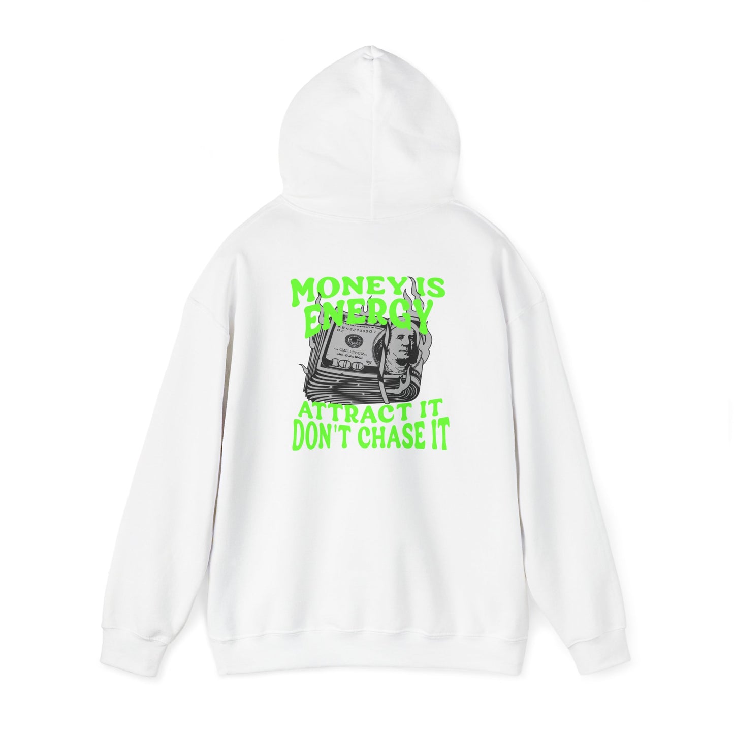 "ATTRACT MONEY" Unisex Heavy Blend™ Hooded Sweatshirt