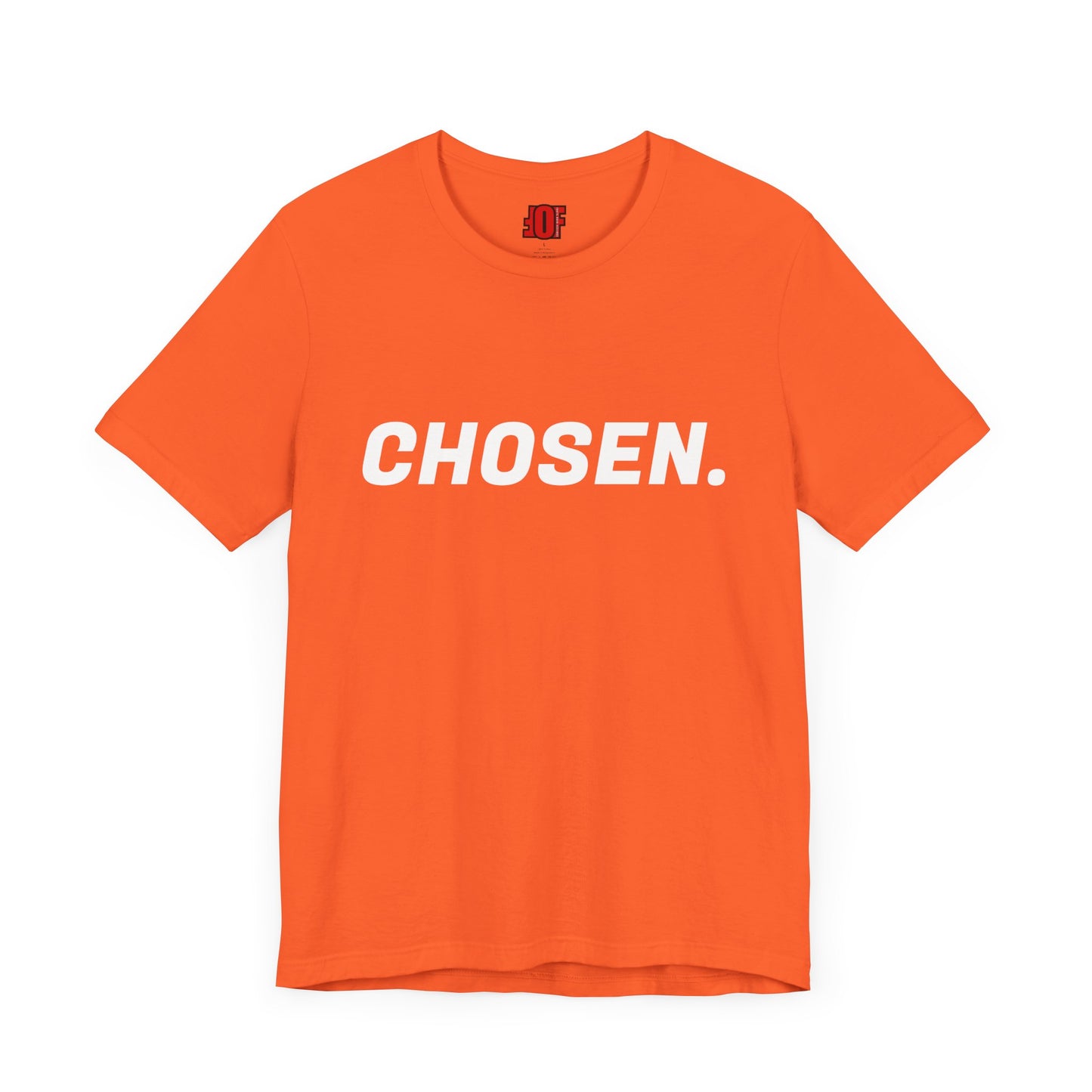 "CHOSEN." Unisex Jersey Short Sleeve Tee