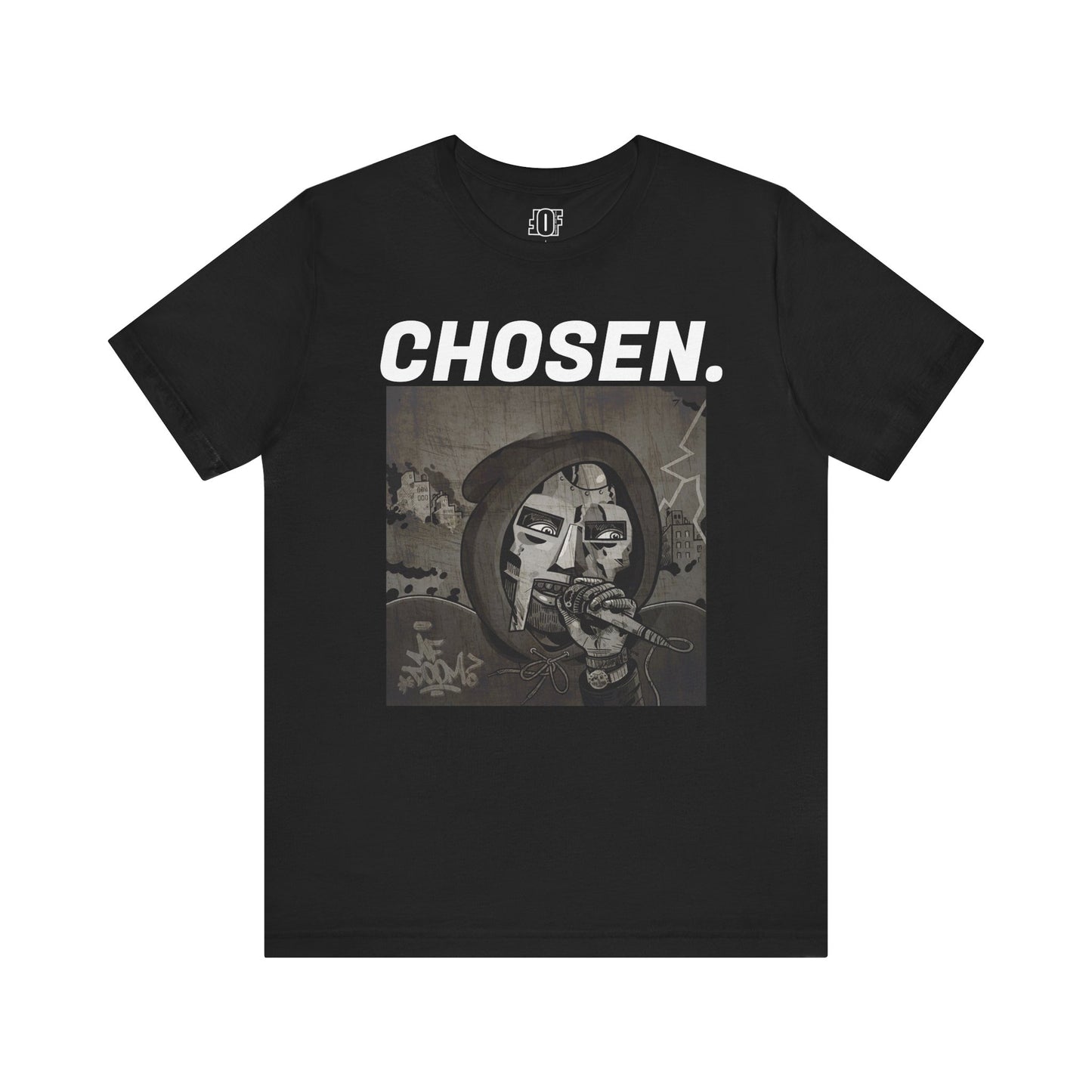 'DOOM, CHOSEN." Unisex Jersey Short Sleeve Tee