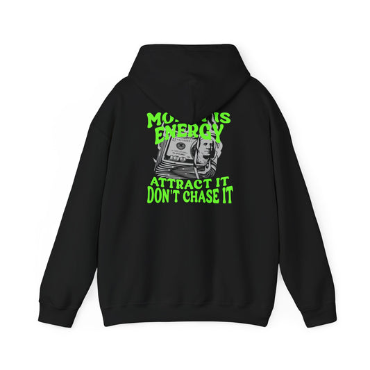 "ATTRACT MONEY" Unisex Heavy Blend™ Hooded Sweatshirt